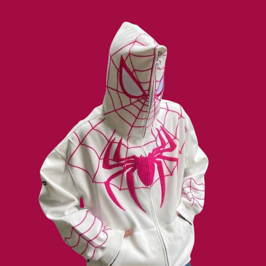 White Spiderman Hoodie ⭐⭐⭐⭐ (4.5/5)